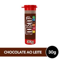 Confeitos Chocolate ao Leite Minis Tubo M&M's 30g