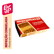 Marmita Liv Up Congelada, Arroz Feijão e Carne, 300g
