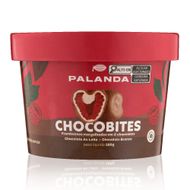 Chocobites Palanda Framboesa Mergulhada em Chocolate ao Leite e Chocolate Branco Pote 120g