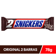 Chocolate Snickers Duas Barras 78g