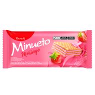 Biscoito Wafer Parati® Minueto® sabor Morango 81g