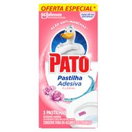 Desodorizador Sanitário Pato Pastilha Adesiva Floral 3UN 20% Desconto