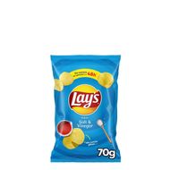 Batata Frita Lisa Salt e Vinegar Lay's Pacote 70g