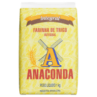 Farinha De Trigo Anaconda Integral 1kg