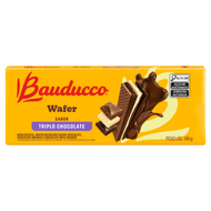 Wafer Bauducco Triplo Chocolate 140g