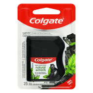 Fio Dental Colgate Natural Extracts Carvão 25m