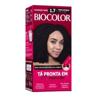 Tintura de Cabelo Biocolor Preto intenso Noite de Gala 1.7