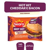 Lanche Seara Hot Hit Cheddar e Bacon 145g