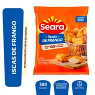 Iscas de Frango Empanadas Seara Tradicional 300g