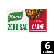 Caldo Knorr Zero Sal Carne Mais Sabor 48g