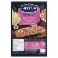 Pão Mezzani  Recheio com Massa de Linguiça Toscana e Queijo Mussarela  Gourmet  400g