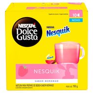 Café em Cápsula NESCAFÉ DOLCE GUSTO Nesquik Morango 10 Cápsulas 150g