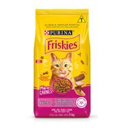 Ração Seca Purina Friskies para Gatos Adultos Mix de Carnes 3kg