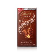 Chocolate Lindt Lindor Singles Ao Leite com Avelã 100g Com 18 unidades