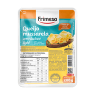 Queijo Mussarela Frimesa Zero Lactose Light Fatiado 200g