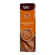 Chocolate Quente em Cápsula Chocolatto Caramello 3 Corações Caixa 10 Unidades