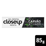 Creme Dental Closeup Carvão Ativado Menta 85g