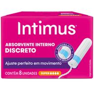 Absorvente Interno Intimus Super Caixa 8 Unidades