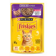 Ração Úmida Friskies Gatos Adultos Cordeiro ao Molho 85g