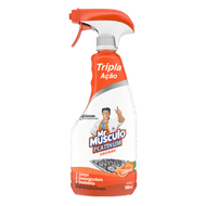 Desinfetante Cozinha Laranja Mr Músculo Platinum Frasco 500ml Borrifador