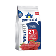 Suplemento Proteico em Pó Morango Parmalat Whey Fit Pacote 450g