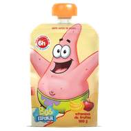 Iogurte Parcialmente Desnatado Vitamina de Frutas Bob Esponja Elegê Squeeze 100g