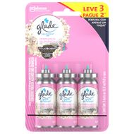Desodorizador Glade Toque de Frescor Refil Lembranças de Infância 12ml Leve 3un Pague 2un