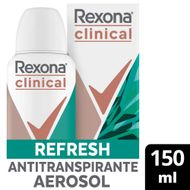 Antitranspirante Aerossol  Rexona Clinical Refresh 150ml