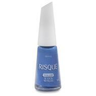Esmalte Risqué Cremoso Ultrabrilho Se Solta no Blues 8ml