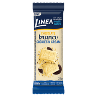 Chocolate Branco Cookies'n Cream Linea Pacote 75g