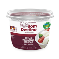Queijo Mussarela de Búfala Bom Destino Bola 250g