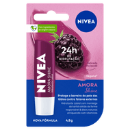 Hidratante Labial Amora Shine Nivea Blister 4,8g