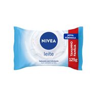 Sabonete Barra Hidratante Leite Nivea Flow Pack 125g