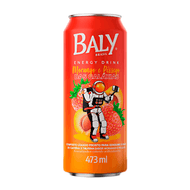 Energético Morango e Pêssego das Galáxias Baly Lata 473ml