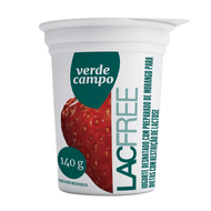 Iogurte Lacfree Verde Campo Morango 140g