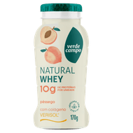 Iogurte Verde Campo Natural Whey Pêssego 170g
