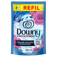 Amaciante de Roupa Concentrado Brisa de Verão Downy Sachê 750ml Refil
