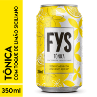 Água Tônica com toque de Limão Siciliano FYs Lata 350ml