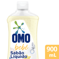Lava-Roupas Líquido Bebê Omo Squeeze 900ml
