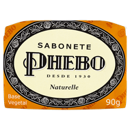 Sabonete Barra Vegetal Naturelle Phebo Envoltório 90g