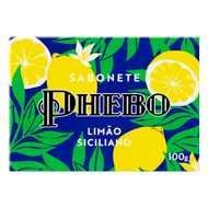 Sabonete Barra Cremoso Vegetal Limão-Siciliano Phebo Caixa 100g