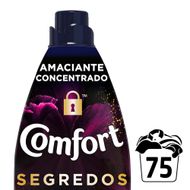 Amaciante Concentrado Comfort Segredos 48 Frasco 1.5L