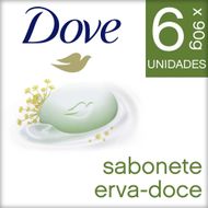 Sabonete em Barra Dove Erva-Doce e Camomila 90g com 6un