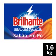 Lava-Roupas Pó Roupas Brancas e Coloridas Brilhante Limpeza Total Caixa 1,6kg