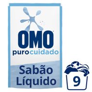 Lava-Roupas Líquido Omo Puro Cuidado Sachê 900ml Refil