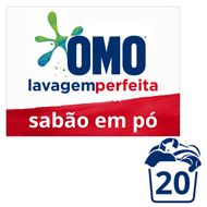 Lava-Roupas em Pó Omo Lavagem Perfeita  1,6kg