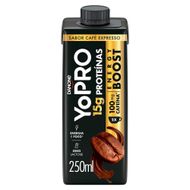 Bebida Láctea Café Expresso Zero Lactose Yopro Energy Boost Caixa 250ml