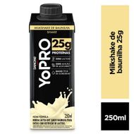 YoPRO Bebida Láctea UHT Milkshake de Baunilha 25g de proteínas 250ml