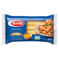 Massa com Ovos para Lasanha Barilla Pacote 200g