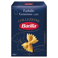 Macarrão de Sêmola de Trigo Duro Farfalle Generose 265 Barilla Collezione Caixa 500g